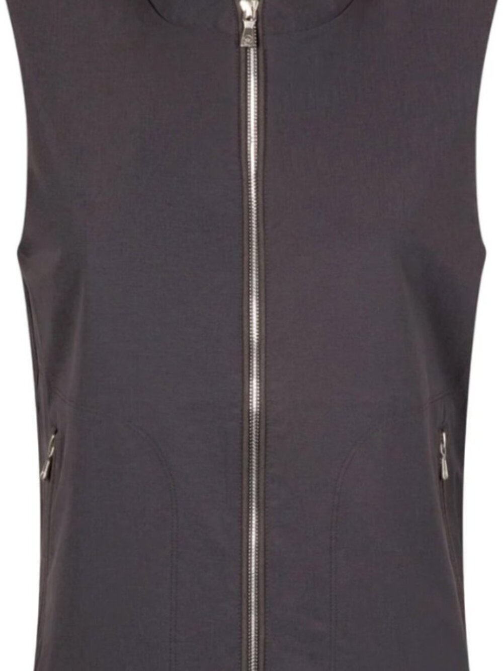 NWT Peter Millar Women's Surge Full-Zip Vest Graphite